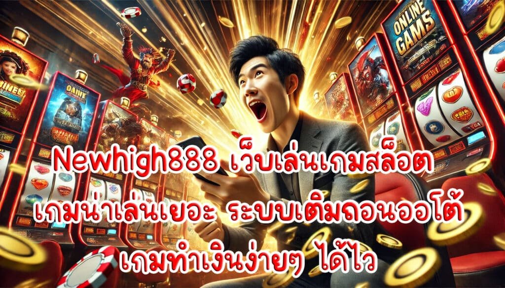 Newhigh888 เว็บเล่นเกมสล็อต เกมน่าเล่นเยอะ ระบบเติมถอนออโต้ เกมทำเงินง่ายๆ ได้ไว-1